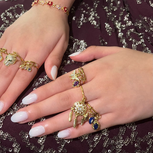 BAGUE PAPILLON DE NUIT