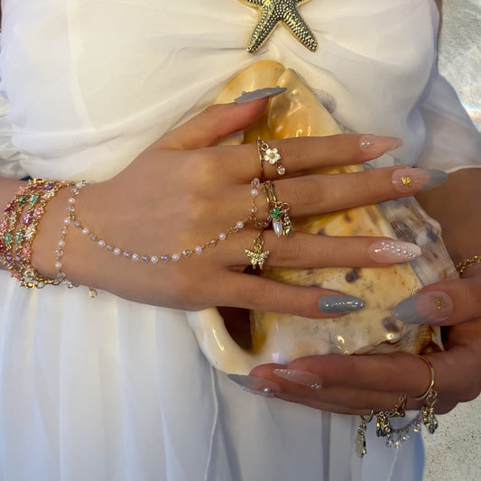 BAGUE PAPILLON ÉTOILÉ