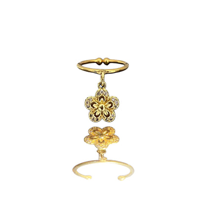 BAGUE FLEUR DORÉ