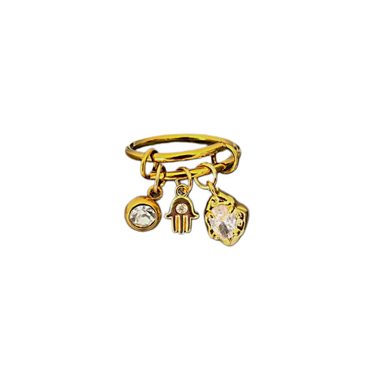 BAGUE TROIS CRISTAL