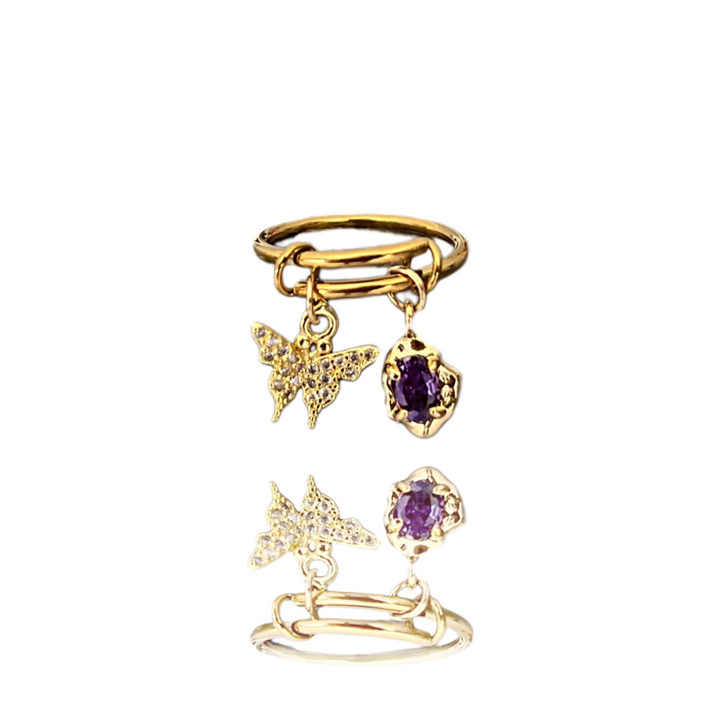 BAGUE PAPILLON DE NUIT