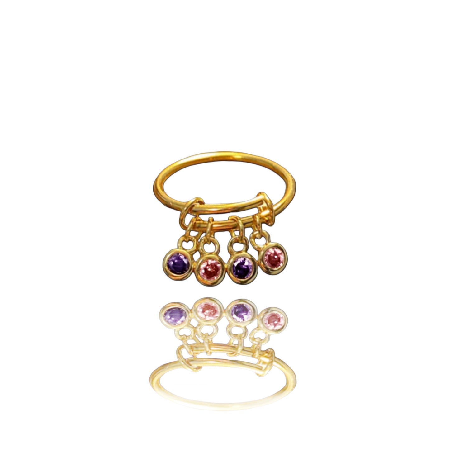 BAGUE QUATRES ÉCLATS INFINI