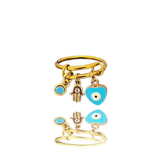 BAGUE L'OEIL D'AZUR