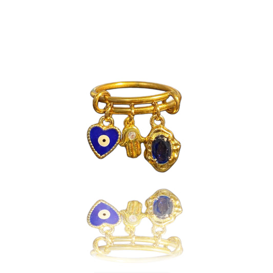 BAGUE COEUR NOCTURNE